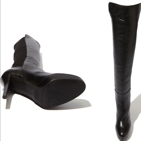 stuart weitzman tall black boots